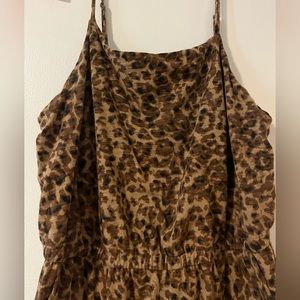 Old Navy Leopard print jumpsuit